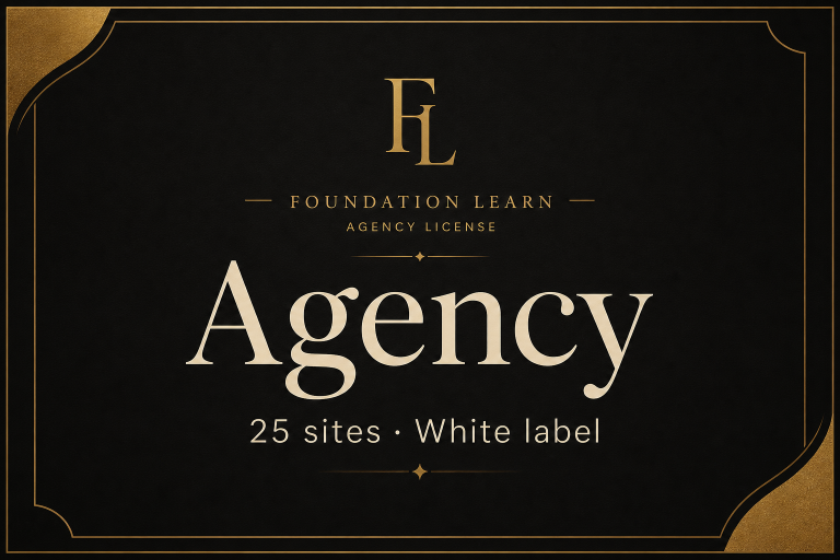 Formule Learn with Foundation Agency